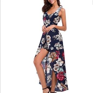 NWT maxi romper dress